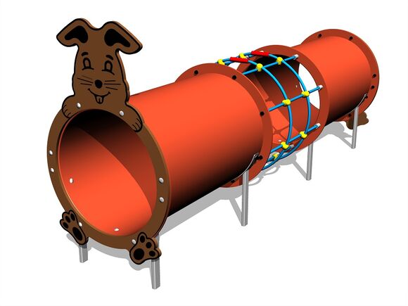 Tunelový prvok - Zajac MIDI (UV stabilný) TUP2005K - celokovový
