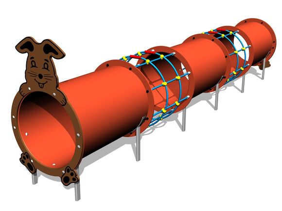 Tunelový prvok - Zajac MAXI (UV stabilný) TUP3005K - celokovový
