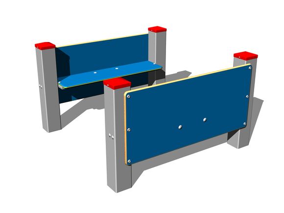 Vagónek VA110KS - strieborná