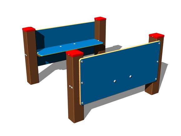 Vagónek VA110KW - hnedá