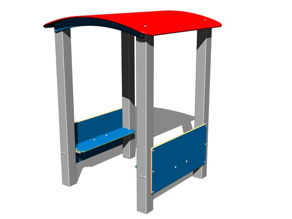 Vagónek VA112KS - strieborná