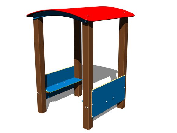 Vagónek VA112KW - hnedá