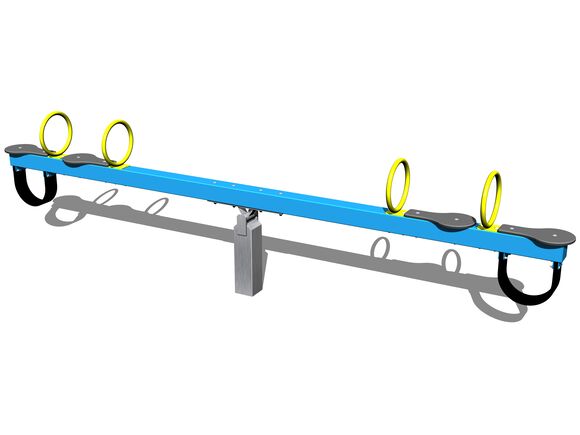 Vahadlová štvorhojdačka VH401KB - modrá