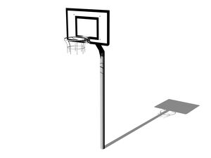 Basketbalový kôš BK001K - celokovový