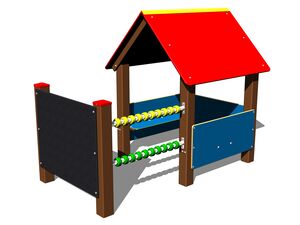 Domček DO202KW - hnedá