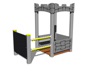 Domček DO250KS - strieborná