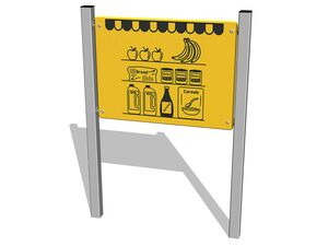 Edukačný panel - Obchod EDP6121KS - strieborná