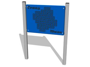 Edukačný panel - Bláznivé bludisko EDP6122KS - strieborná
