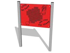Edukačný panel - Bludisko EDP6123KS - strieborná