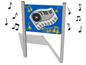 Edukačný panel - Piano EDP6129KS - strieborná