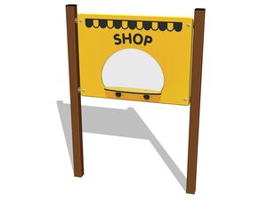 Edukačný panel - Shop EDP6132KW - hnedá