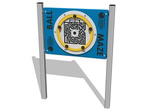 Edukačný panel - Rotačné bludisko EDP6103KS - strieborná