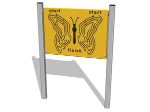 Edukačný panel - Motýlie bludisko - strieborná
