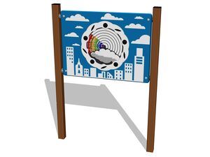 Edukačný panel - Dúha EDP6110KW - hnedá