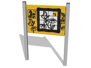 Edukačný panel - Skladačka motýľ EDP6112KS - strieborná