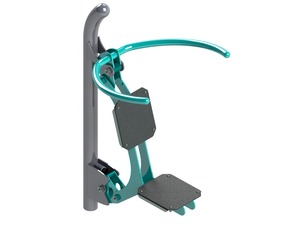 Fitness prvok FP-004ST  Stroj na posilňovanie ramien - tyrkysová