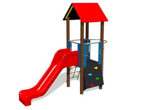 Herná zostava klasik 4U1038KW - hnedá