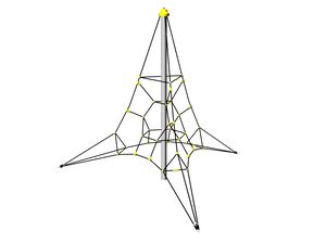 Lanová pyramída PY3350K (v.p. 1 m, so 3-mi napínacími zámkami)