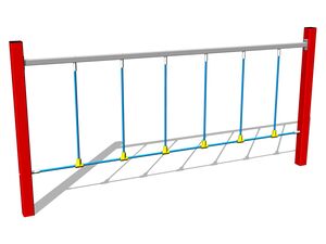 Opičia dráha Prekračovacie lano - celokovová (v.p. 1 m)