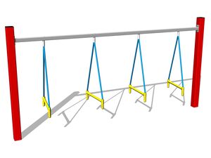 Opičia dráha Vešiak - celokovová (v.p. 1 m)
