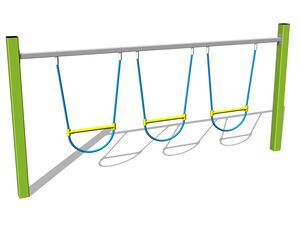 Opičia dráha Balančný lanový had - celokovová (v.p. 1 m)