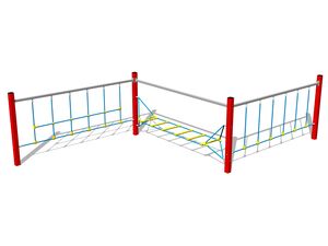 Opičia dráha - červená (v.p. 1 m)