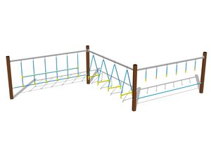 Opičia dráha - hnedá (v.p. 1 m)