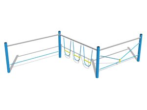 Opičia dráha - celokovová (v.p. 1 m)
