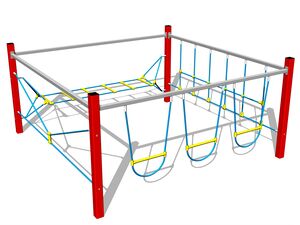 Opičia dráha - červená (v.p. 1 m)