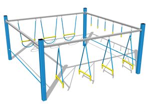 Opičia dráha - modrá (v.p. 1 m)