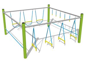 Opičia dráha - limetková (v.p. 1 m)