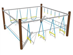 Opičia dráha - hnedá (v.p. 1 m)