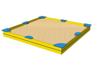 Pieskovisko so sedákmi 3x3 m PIP3030YB