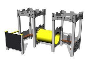 Domček DO350KS - strieborná