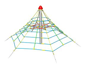 Lanová pyramída PY620K (v.p. 1 m, so 6-mi napínacími zámkami)