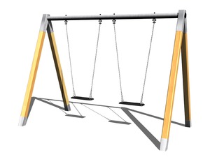 Reťazová dvojhojdačka RH201D (v.p. 1,5 m)
