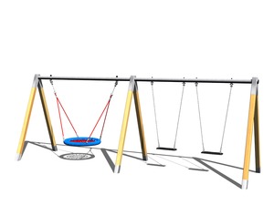 Reťazová trojhojdačka RH302D (v.p. 1,5 m)