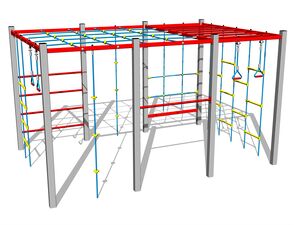 Šplhacia zostava - celokovová