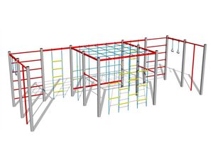 Šplhacia zostava - celokovová