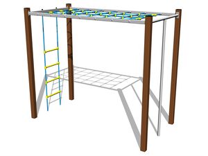 Šplhacia zostava - celokovová