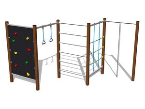 Šplhacia zostava - celokovová