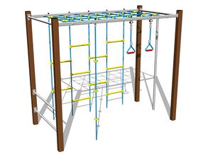 Šplhacia zostava - hnedá