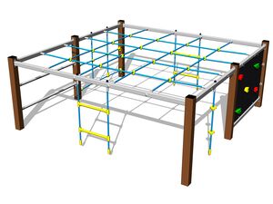 Šplhacia zostava - celokovová