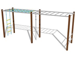 Šplhacia zostava - celokovová