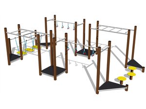 Chodník zručnosti - hnedá