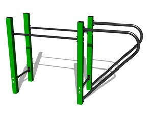 Street workoutová zostava - celokovová