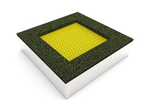 Trampolína do zeme TRA-C160-YZ - žltá