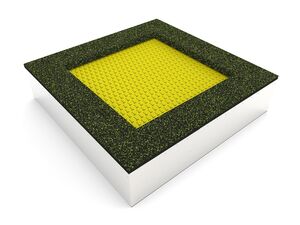 Trampolína do zeme TRA-C180-YZ - žltá