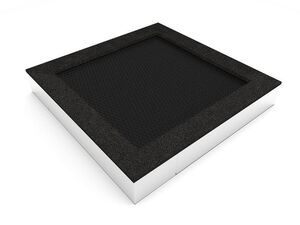 Trampolína do zeme TRA-C260-DZ - čierna