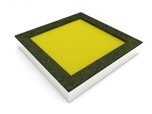 Trampolína do zeme TRA-C260-YZ - žltá